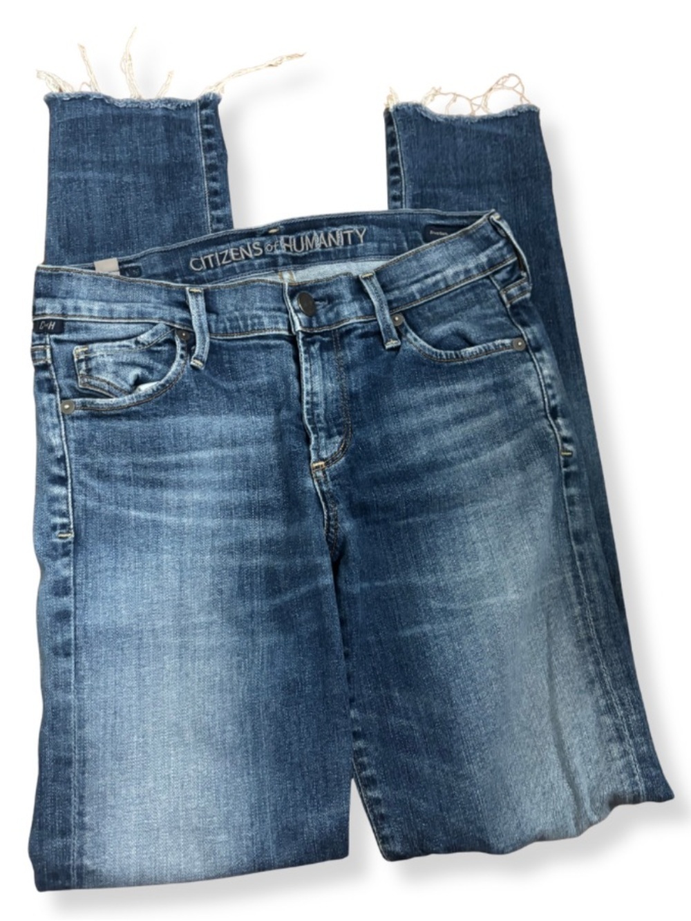 👖 Citizens of Humanity Avedon Skinny Jeans | Size 26 | Distressed Hem
